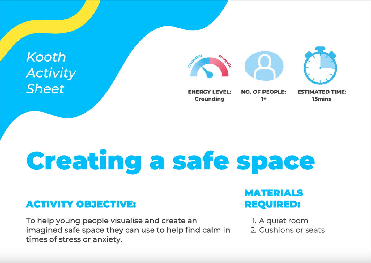 Creating a safe space